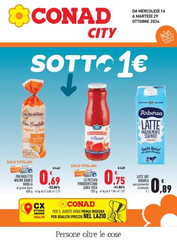 Volantino Conad City - 16/10/2024 - 29/10/2024.