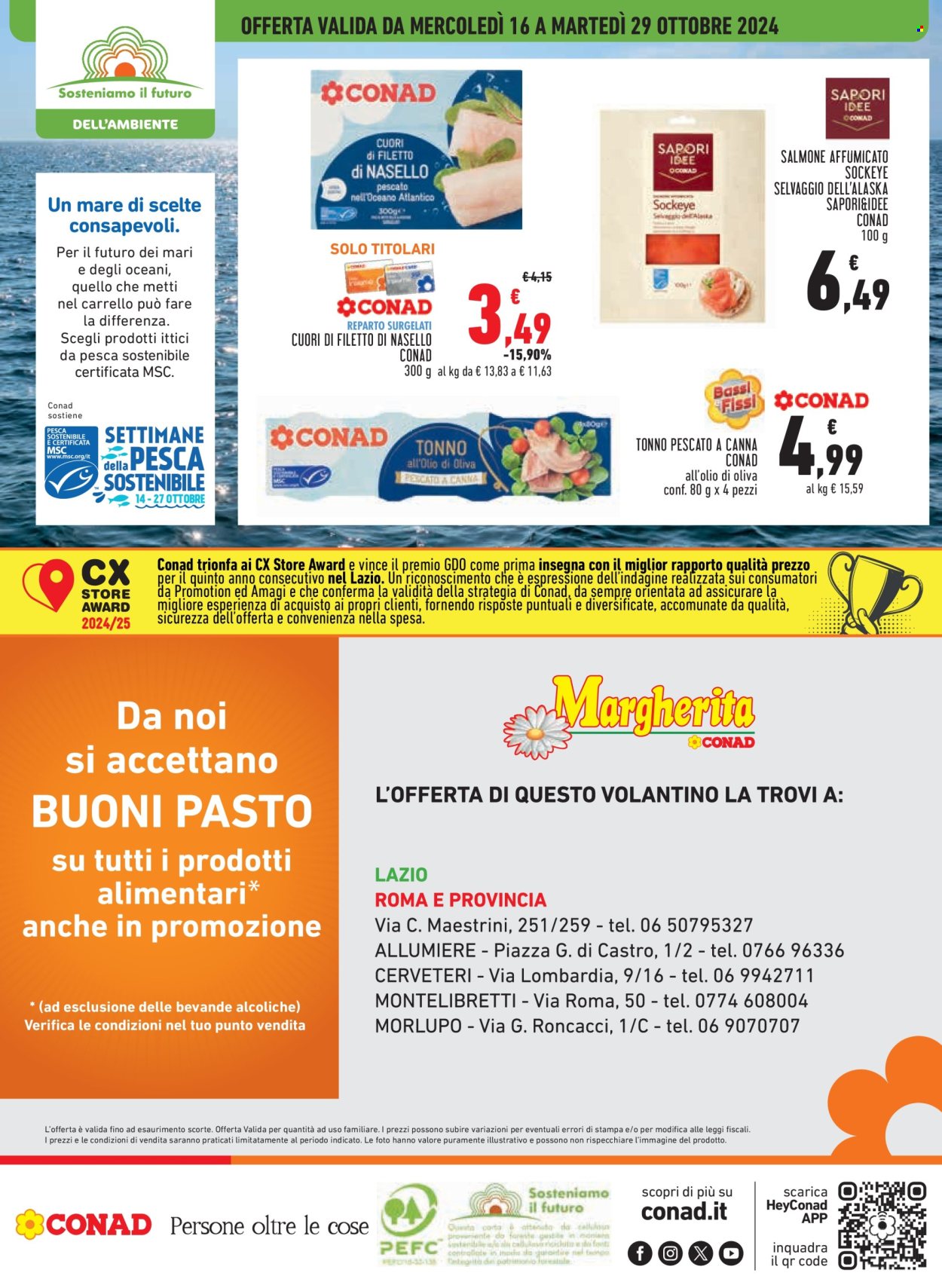Volantino Margherita Conad - 16/10/2024 - 29/10/2024. Pagina 20
