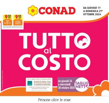 Volantino Conad - 17/10/2024 - 27/10/2024.