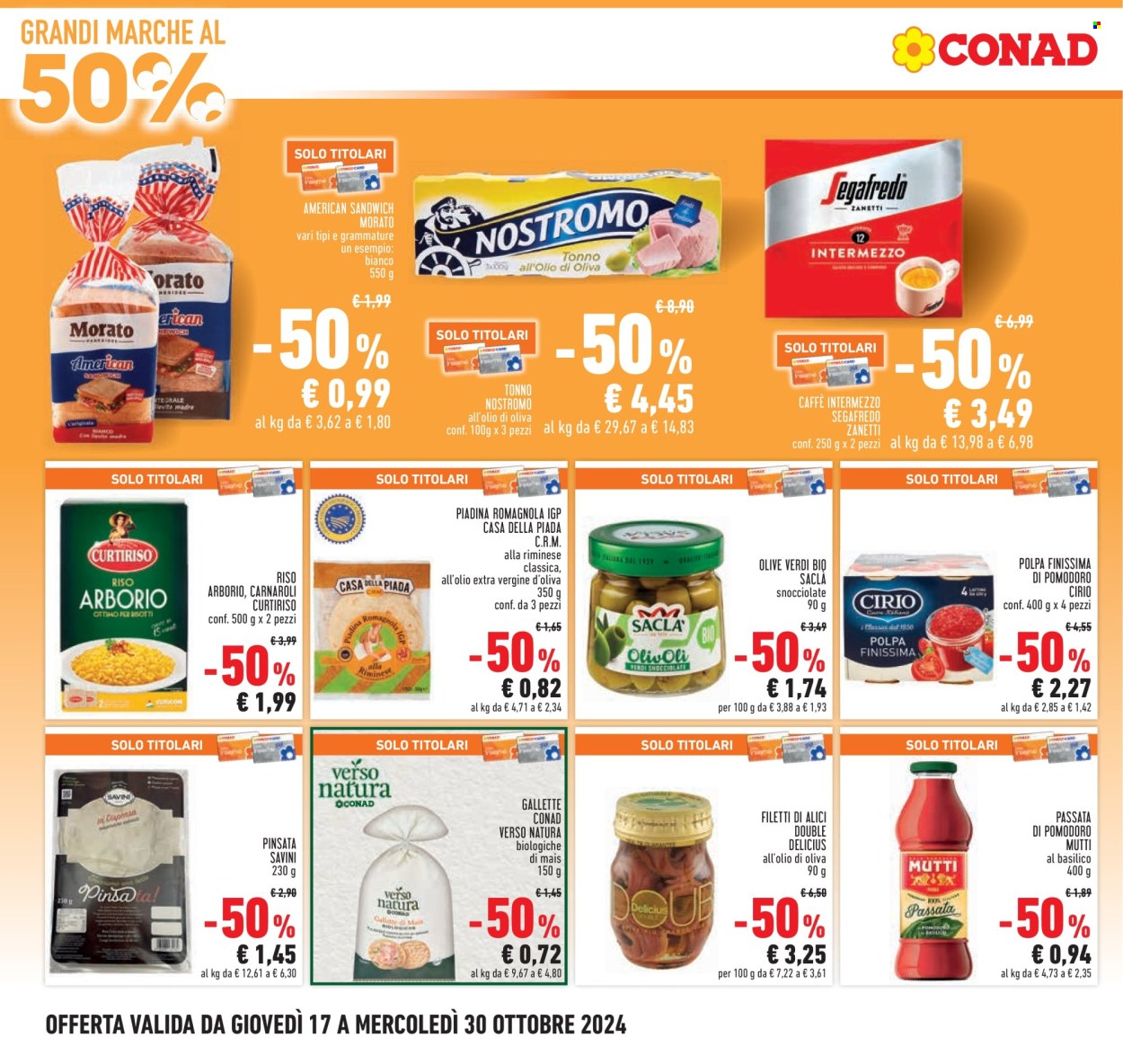 Volantino Conad - 17/10/2024 - 30/10/2024. Pagina 4