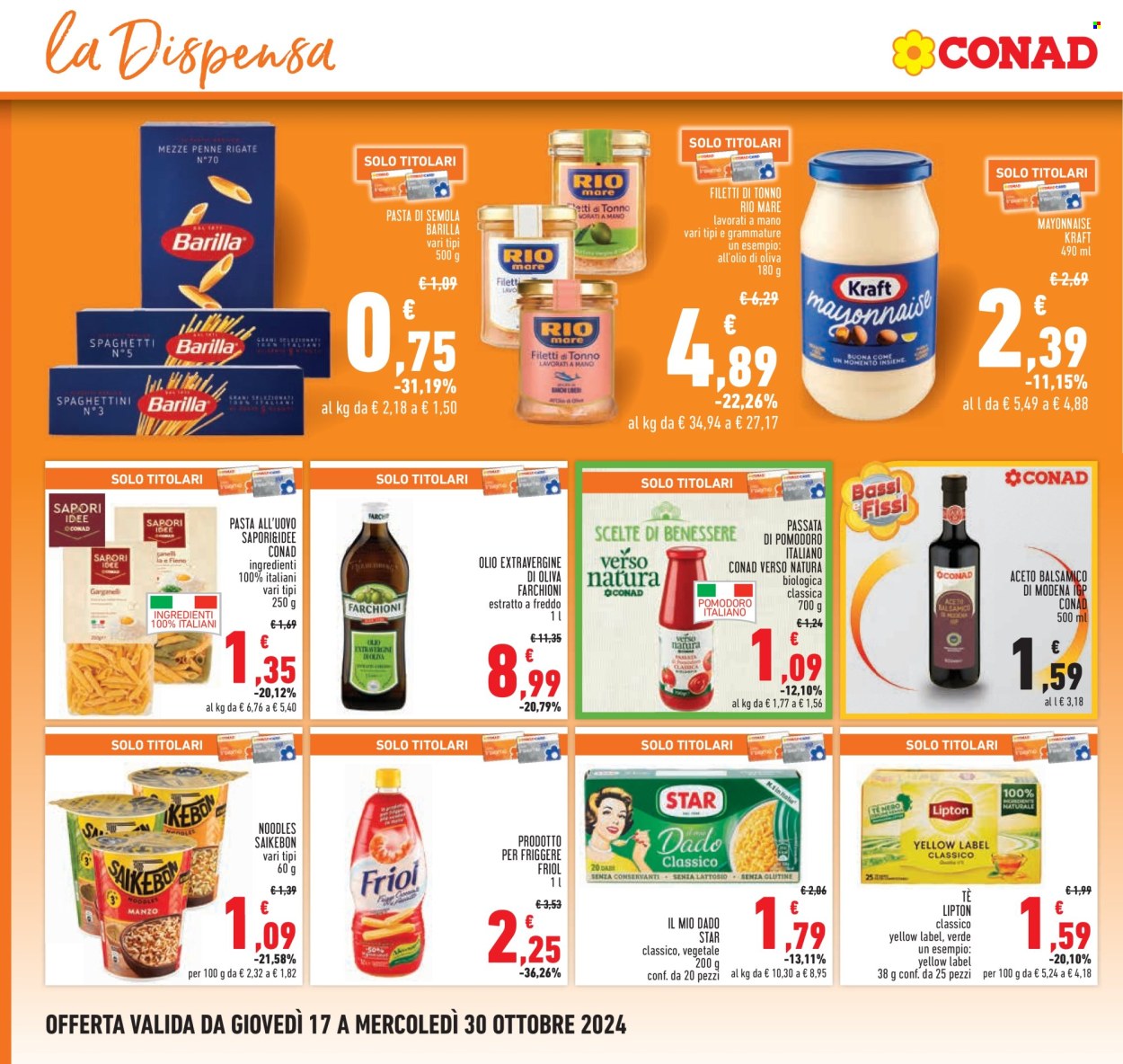 Volantino Conad - 17/10/2024 - 30/10/2024. Pagina 18
