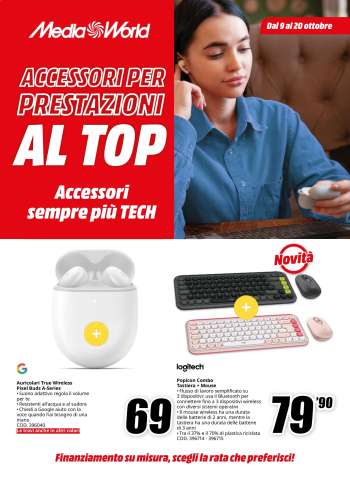 Volantino MediaWorld - 9/10/2024 - 20/10/2024.
