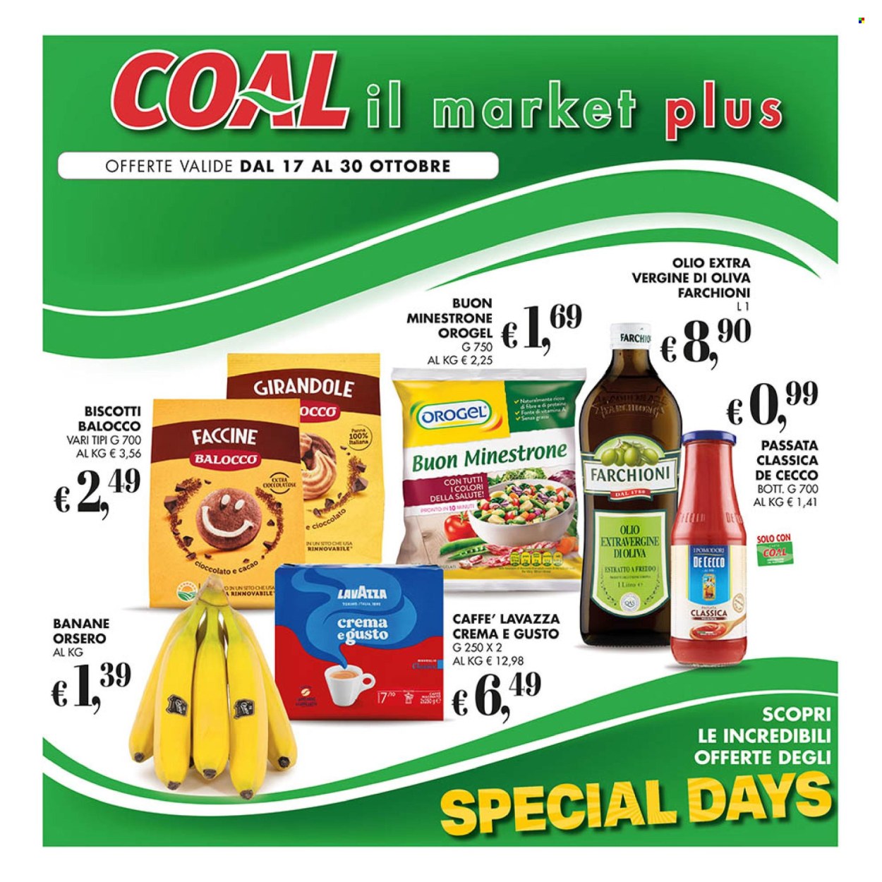 Volantino COAL - 17/10/2024 - 30/10/2024. Pagina 1