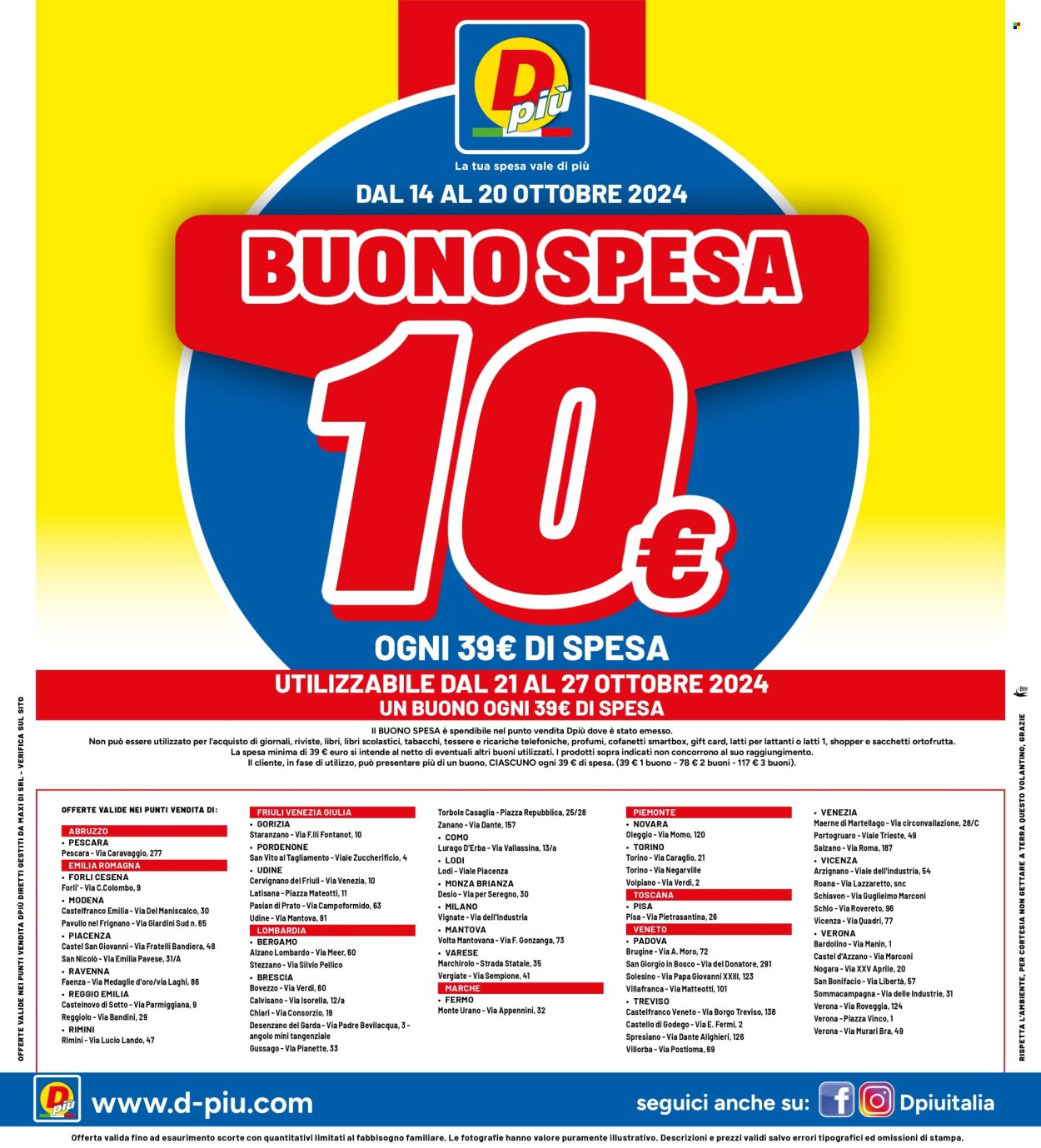 Leták Dpiù - 14.10.2024 - 27.10.2024. Strana 20