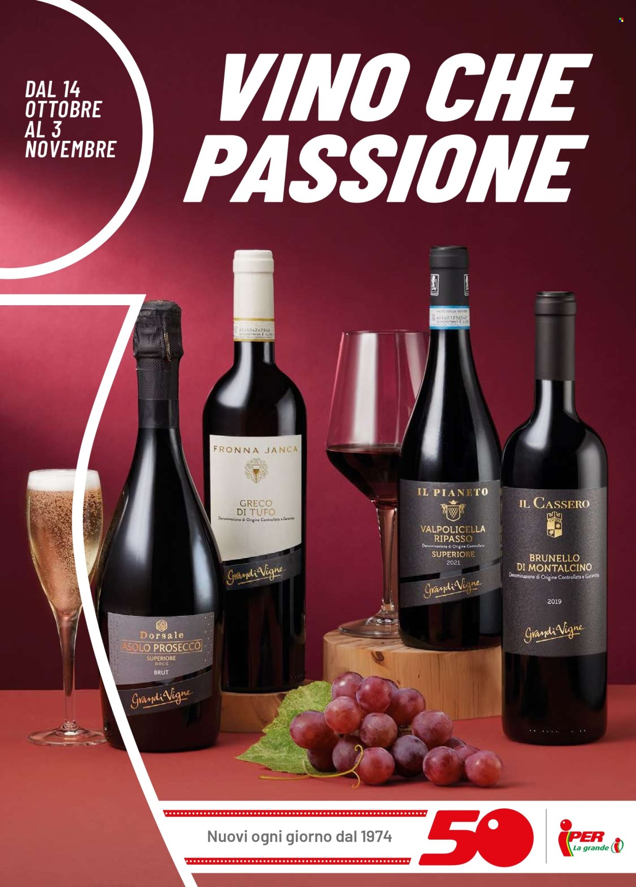 Volantino Iper, La grande i - 14/10/2024 - 3/11/2024. Pagina 1