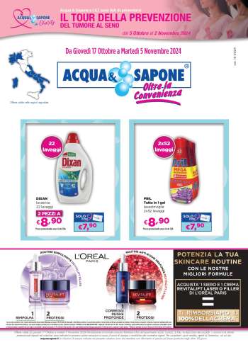 Volantino Acqua & Sapone - 17/10/2024 - 5/11/2024.