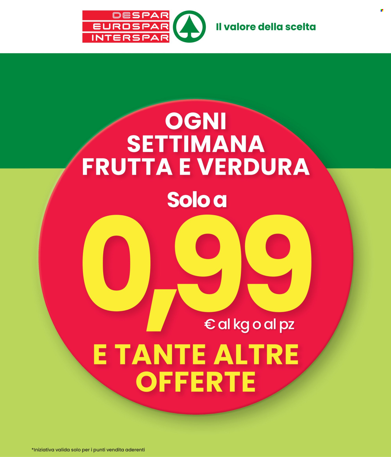 Volantino Interspar - 11/10/2024 - 31/12/2024. Pagina 1