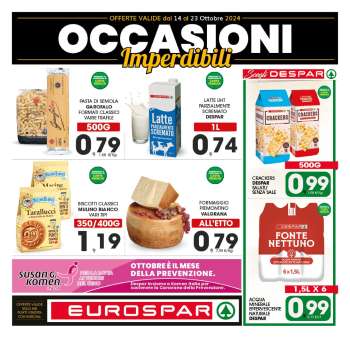 Volantino Eurospar - 14/10/2024 - 23/10/2024.