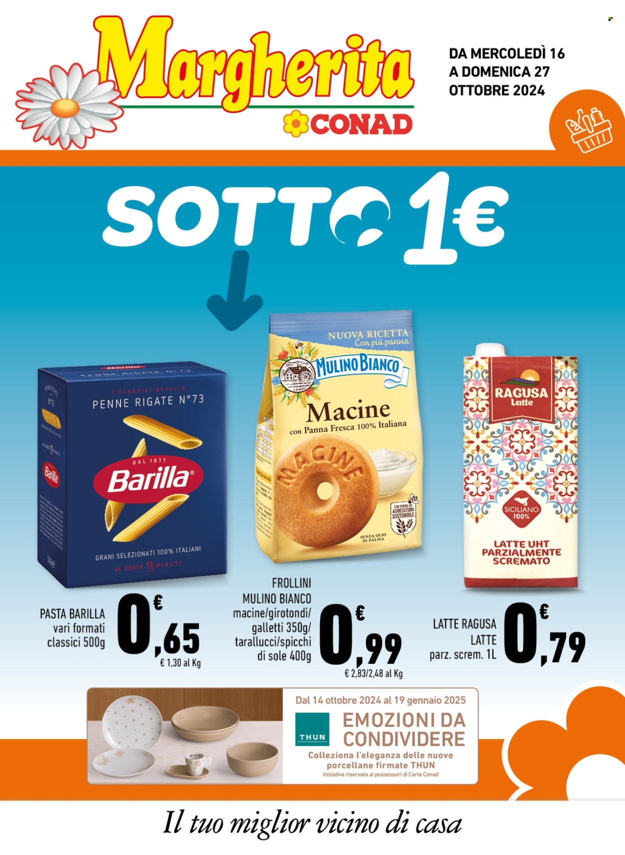 Volantino Margherita Conad - 16/10/2024 - 27/10/2024. Pagina 1