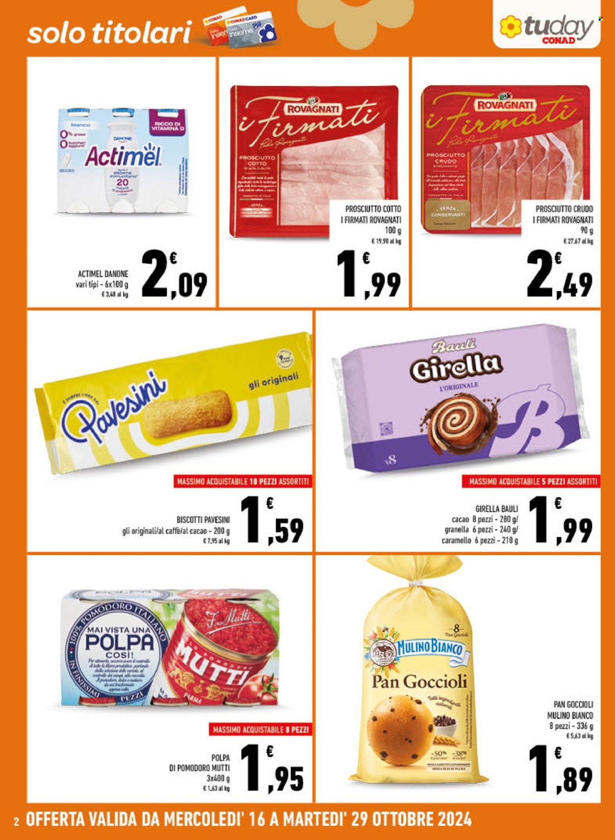 Volantino TuDay Conad - 16/10/2024 - 29/10/2024. Pagina 2