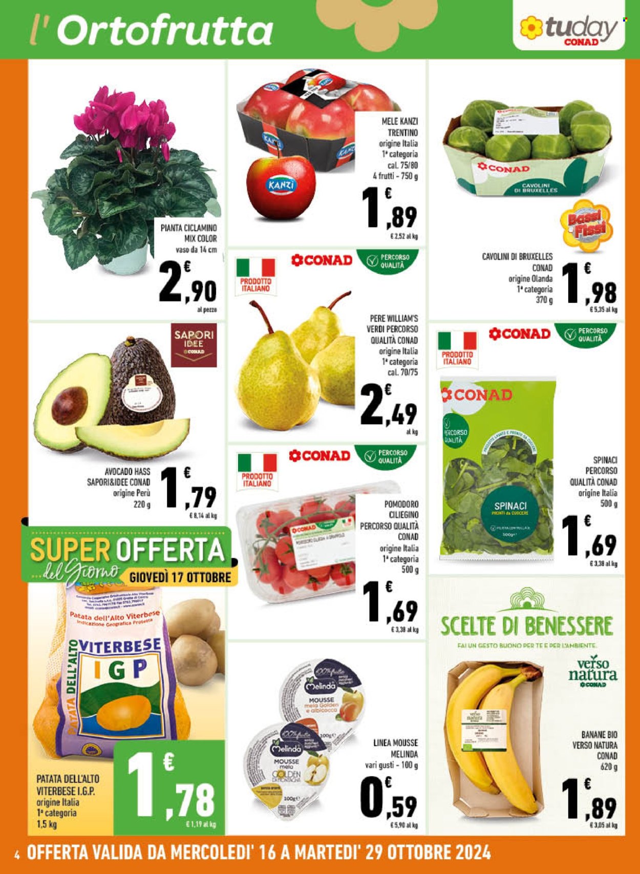 Volantino TuDay Conad - 16/10/2024 - 29/10/2024. Pagina 4