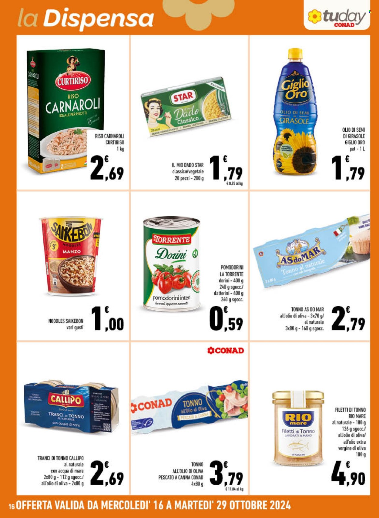 Volantino TuDay Conad - 16/10/2024 - 29/10/2024. Pagina 16