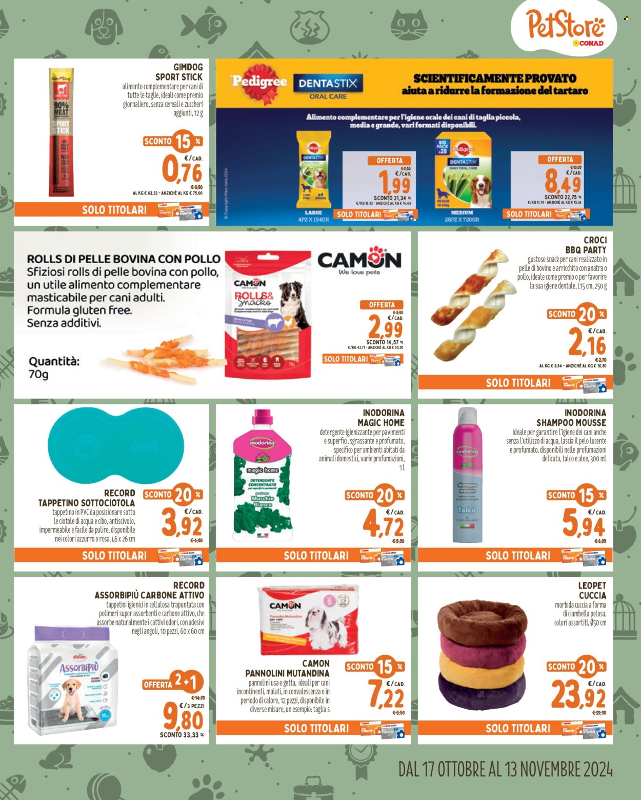 Leták Pet Store Conad - 17.10.2024 - 13.11.2024. Strana 3