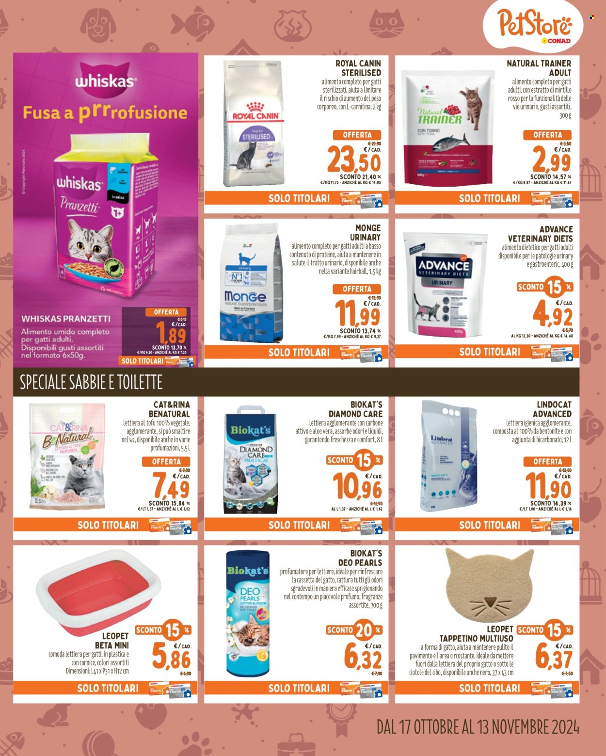 Leták Pet Store Conad - 17.10.2024 - 13.11.2024. Strana 5