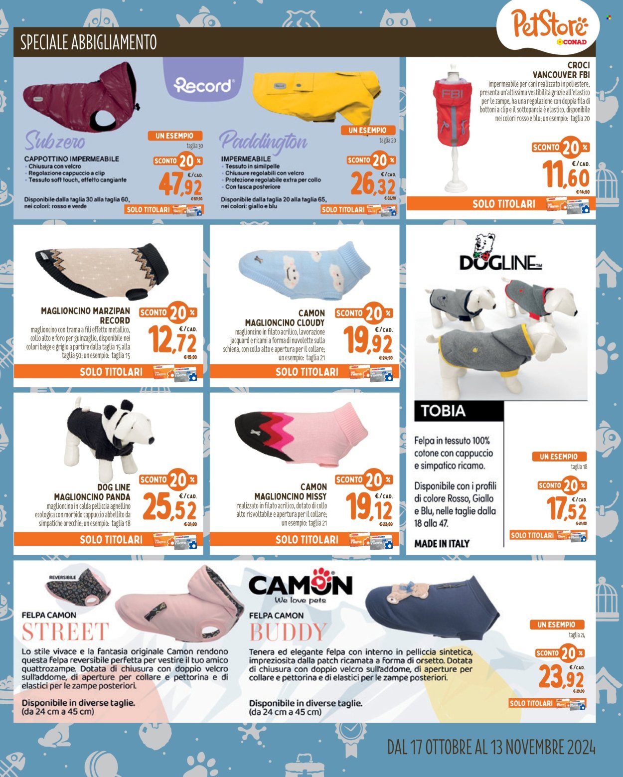 Leták Pet Store Conad - 17.10.2024 - 13.11.2024. Strana 7
