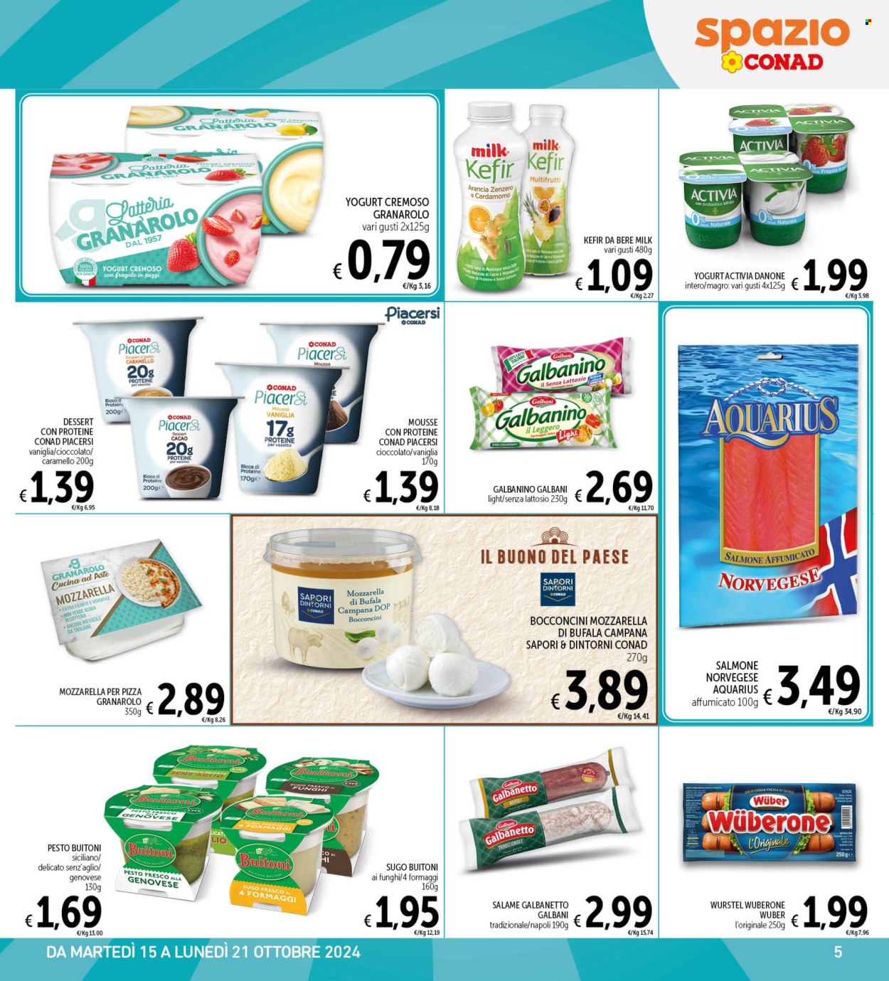 Leták Spazio Conad - 15.10.2024 - 21.10.2024. Strana 5