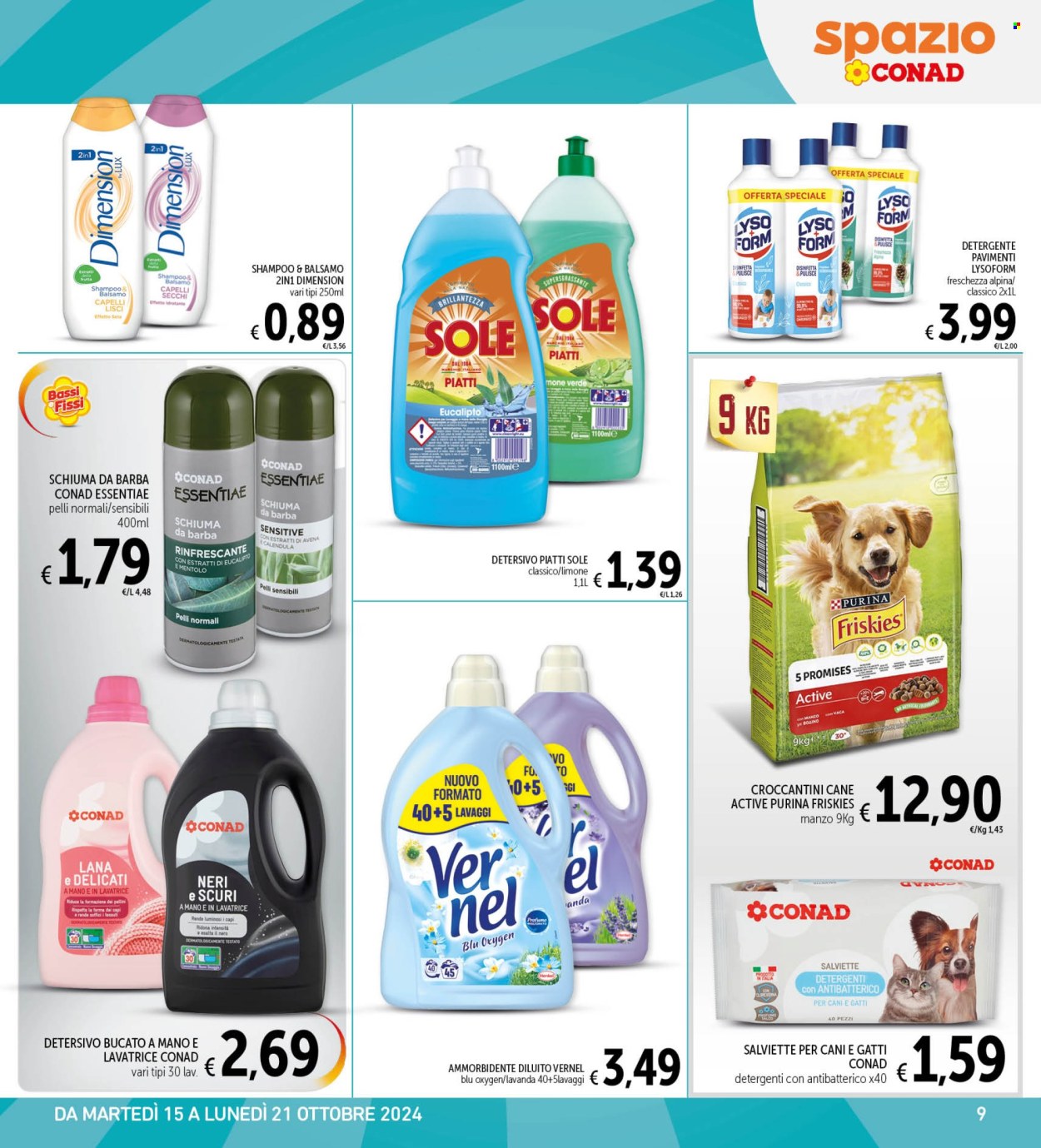 Volantino Spazio Conad - 15/10/2024 - 21/10/2024. Pagina 9