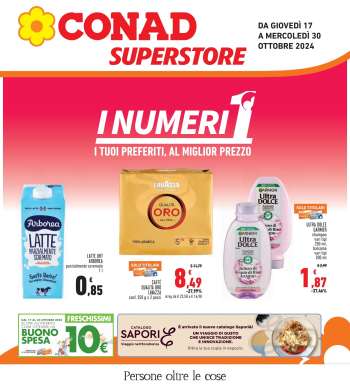 Volantino Conad Superstore - 17/10/2024 - 30/10/2024.