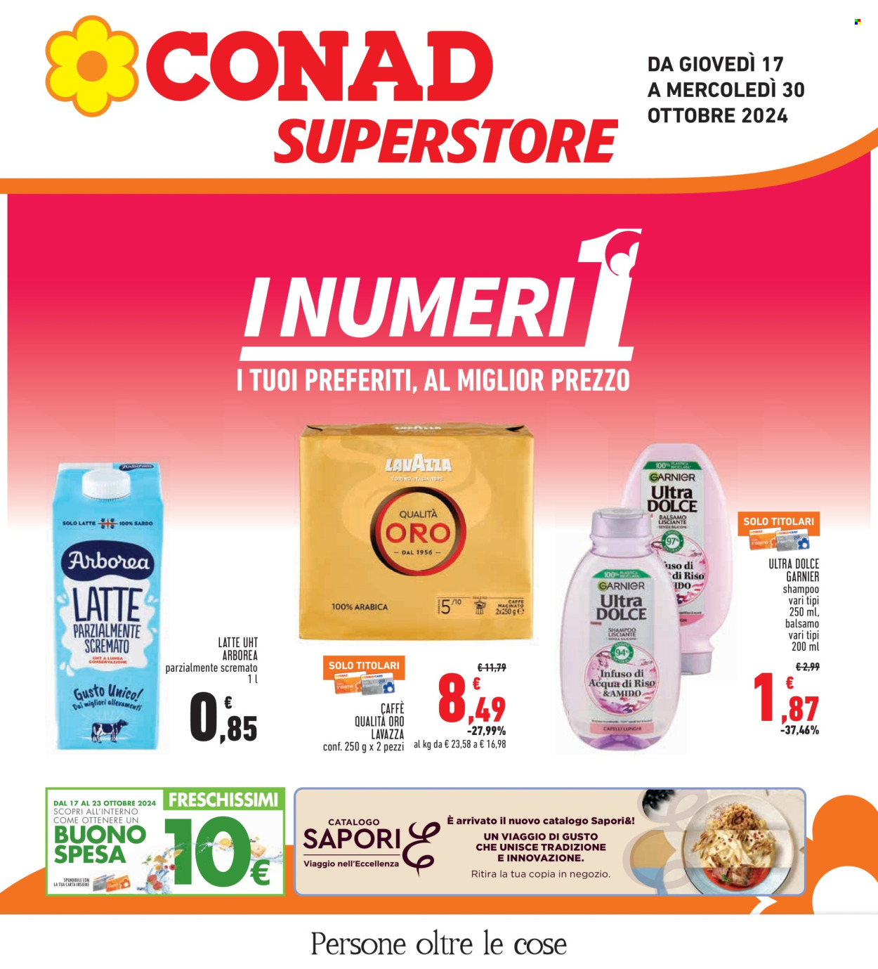 Leták Conad Superstore - 17.10.2024 - 30.10.2024. Strana 1
