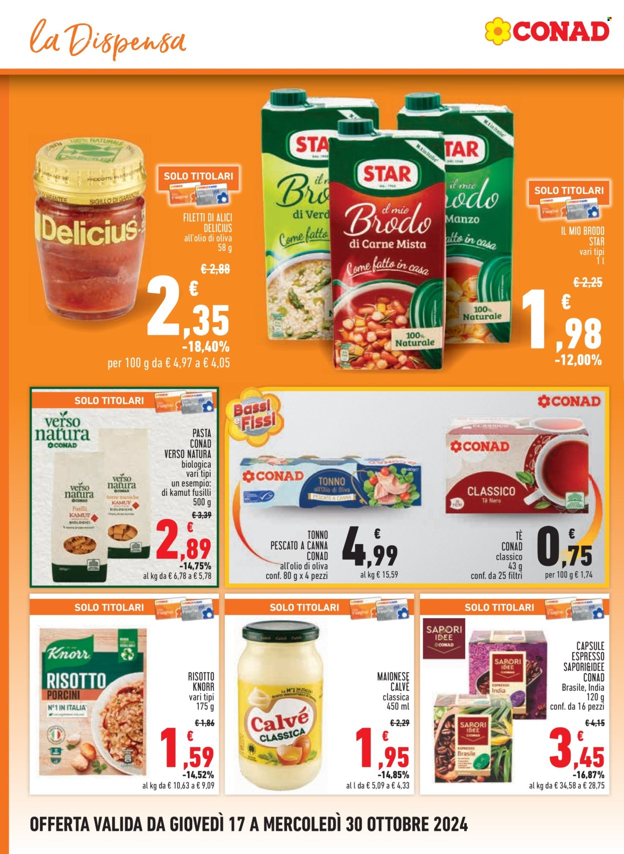 Leták Margherita Conad - 17.10.2024 - 30.10.2024. Strana 14
