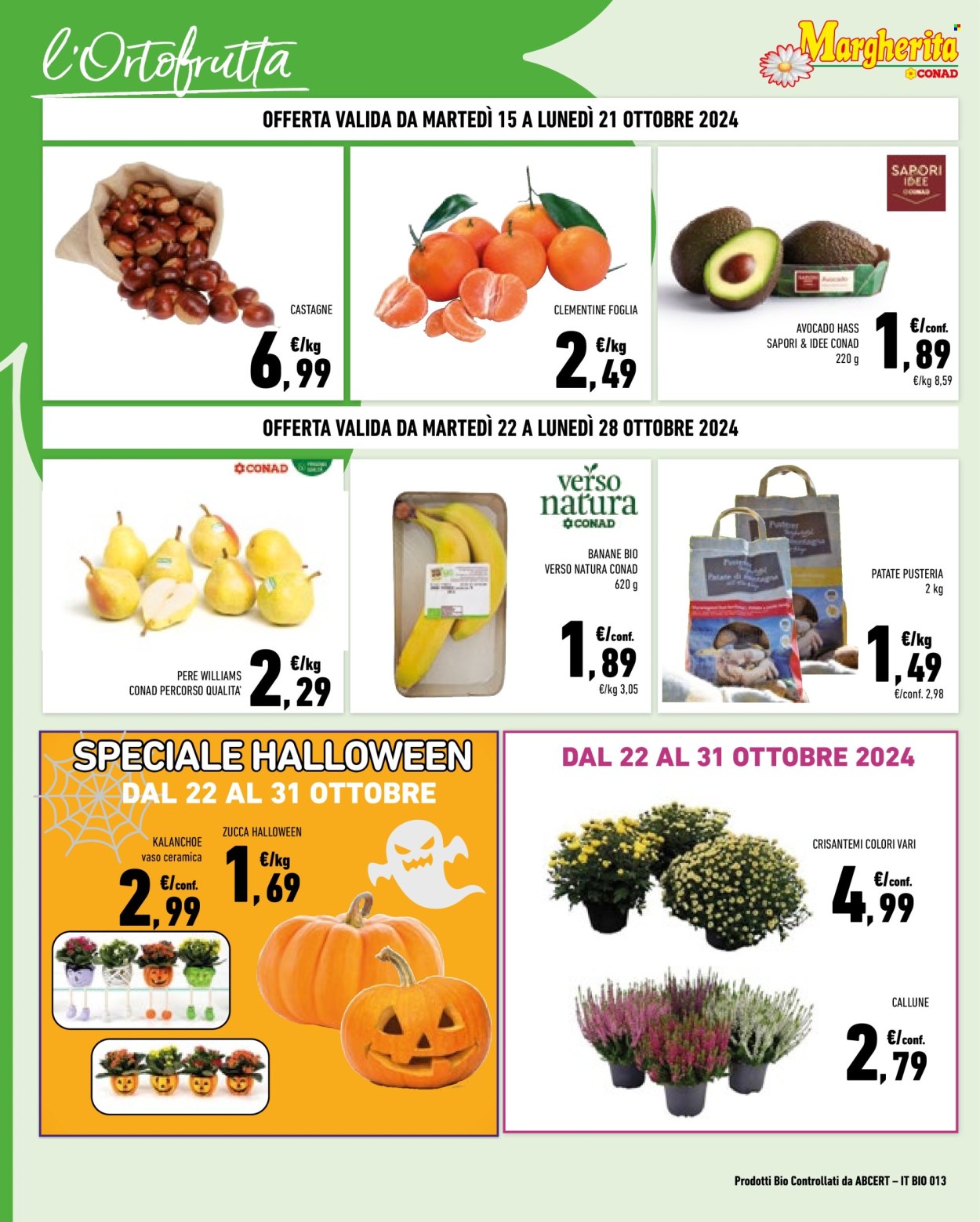 Volantino Margherita Conad - 15/10/2024 - 28/10/2024. Pagina 2