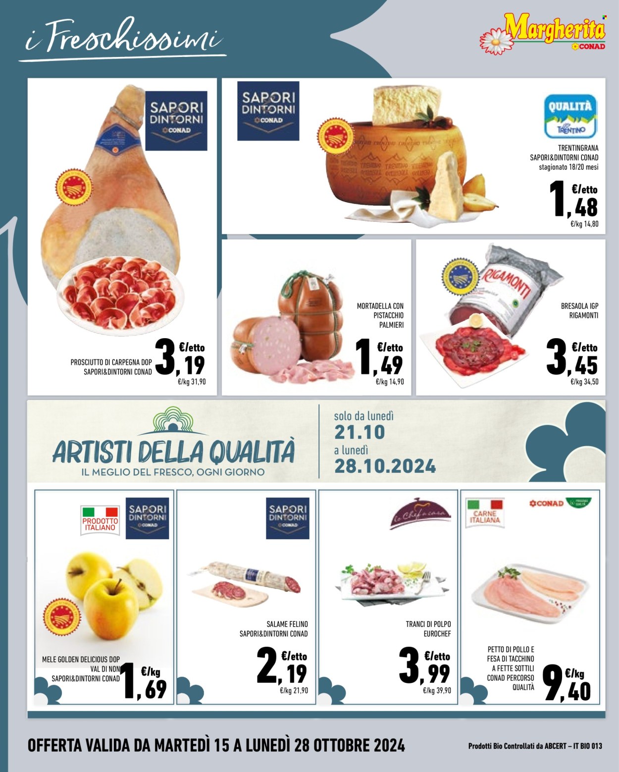 Volantino Margherita Conad - 15/10/2024 - 28/10/2024. Pagina 4