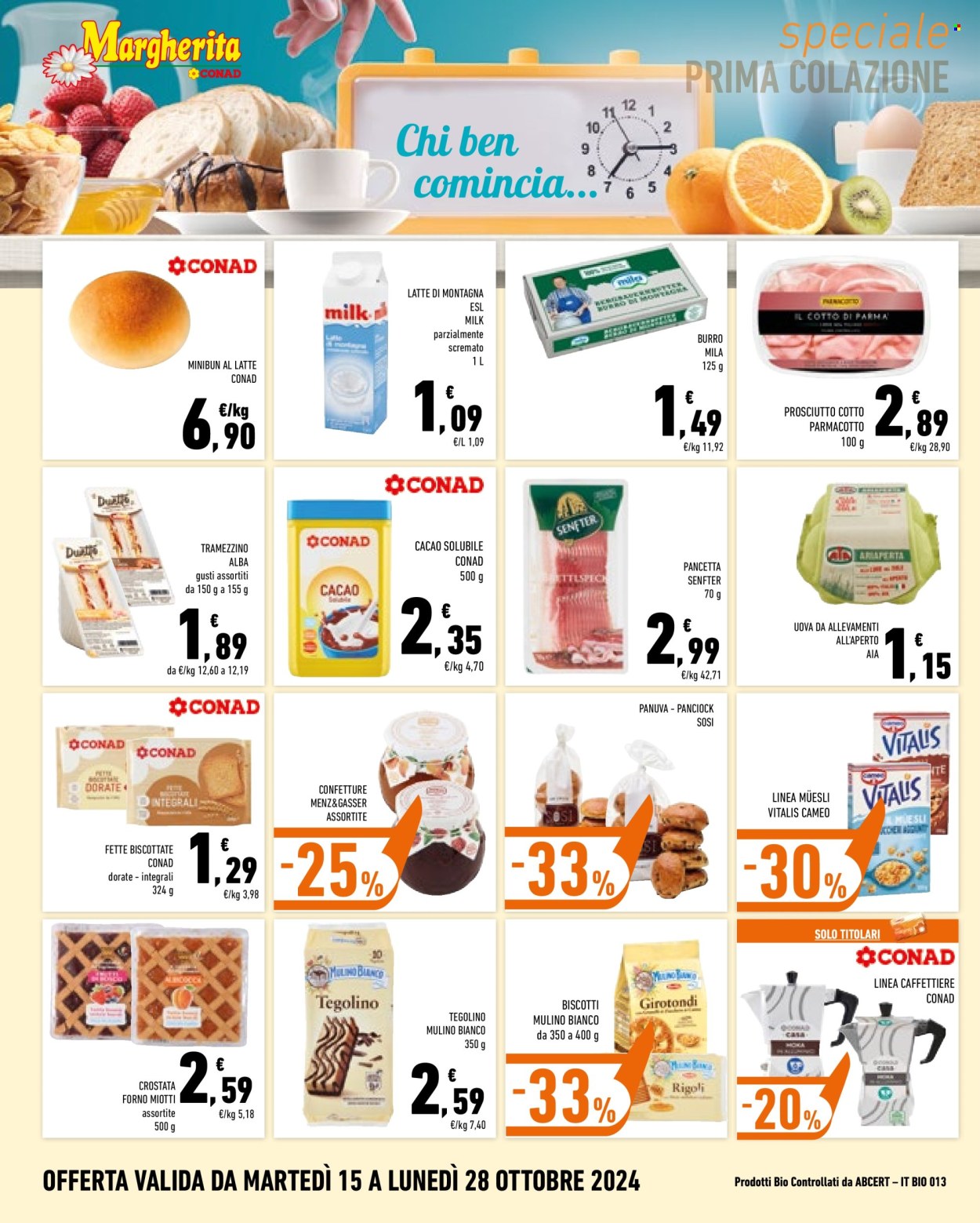 Volantino Margherita Conad - 15/10/2024 - 28/10/2024. Pagina 8