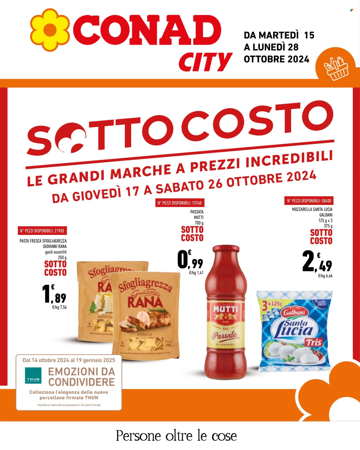 Leták Conad - 15.10.2024 - 28.10.2024. Strana 1