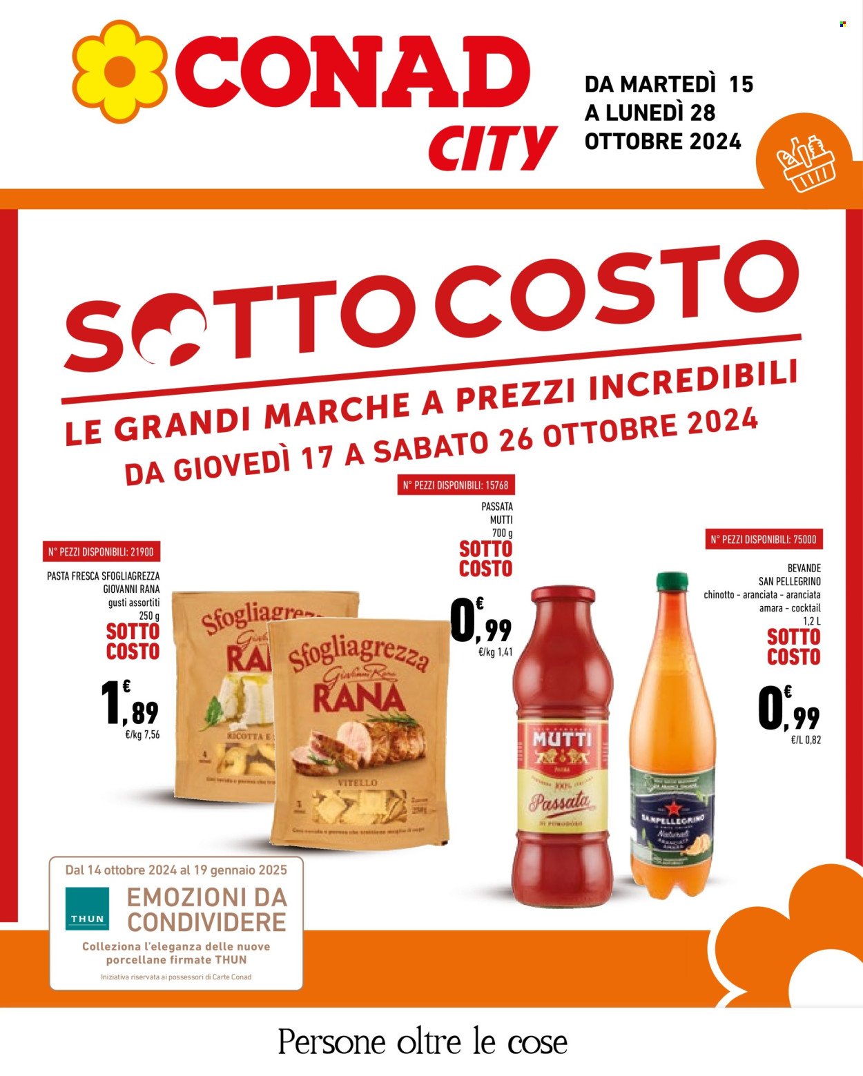 Volantino Conad - 15/10/2024 - 28/10/2024. Pagina 1