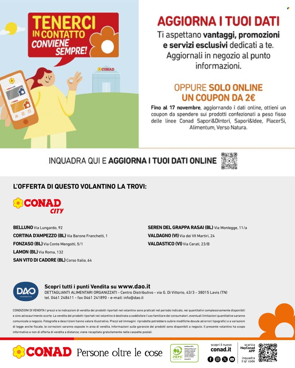 Leták Conad - 15.10.2024 - 28.10.2024. Strana 20