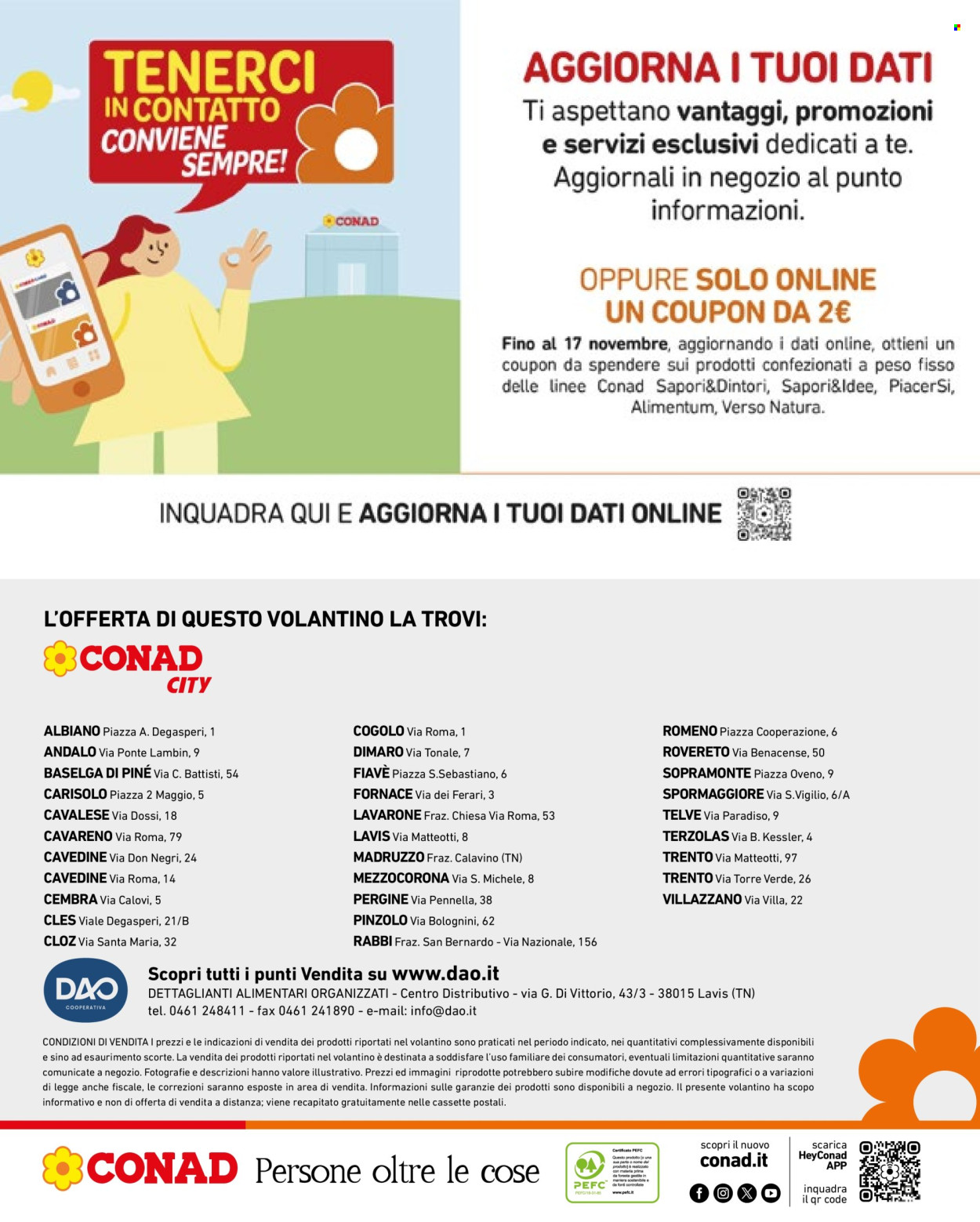 Volantino Conad - 15/10/2024 - 28/10/2024. Pagina 20