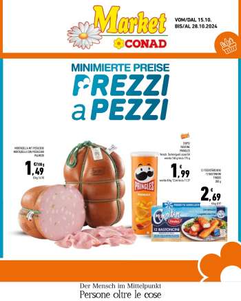 Volantino Market Conad - 15/10/2024 - 28/10/2024.
