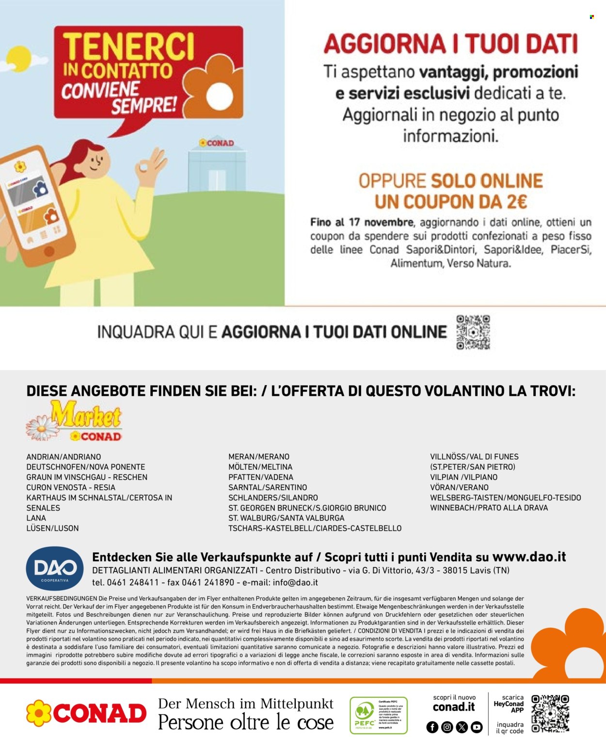 Volantino Market Conad - 15/10/2024 - 28/10/2024. Pagina 12