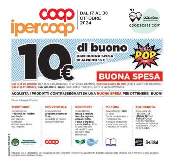 Volantino Coop - 17/10/2024 - 30/10/2024.