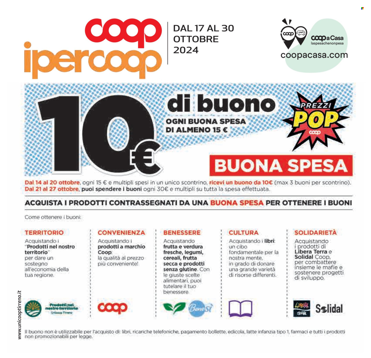 Leták Coop - 17.10.2024 - 30.10.2024. Strana 1