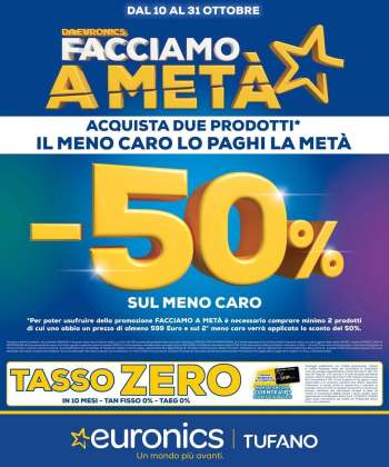 Volantino Euronics - 10/10/2024 - 31/10/2024.