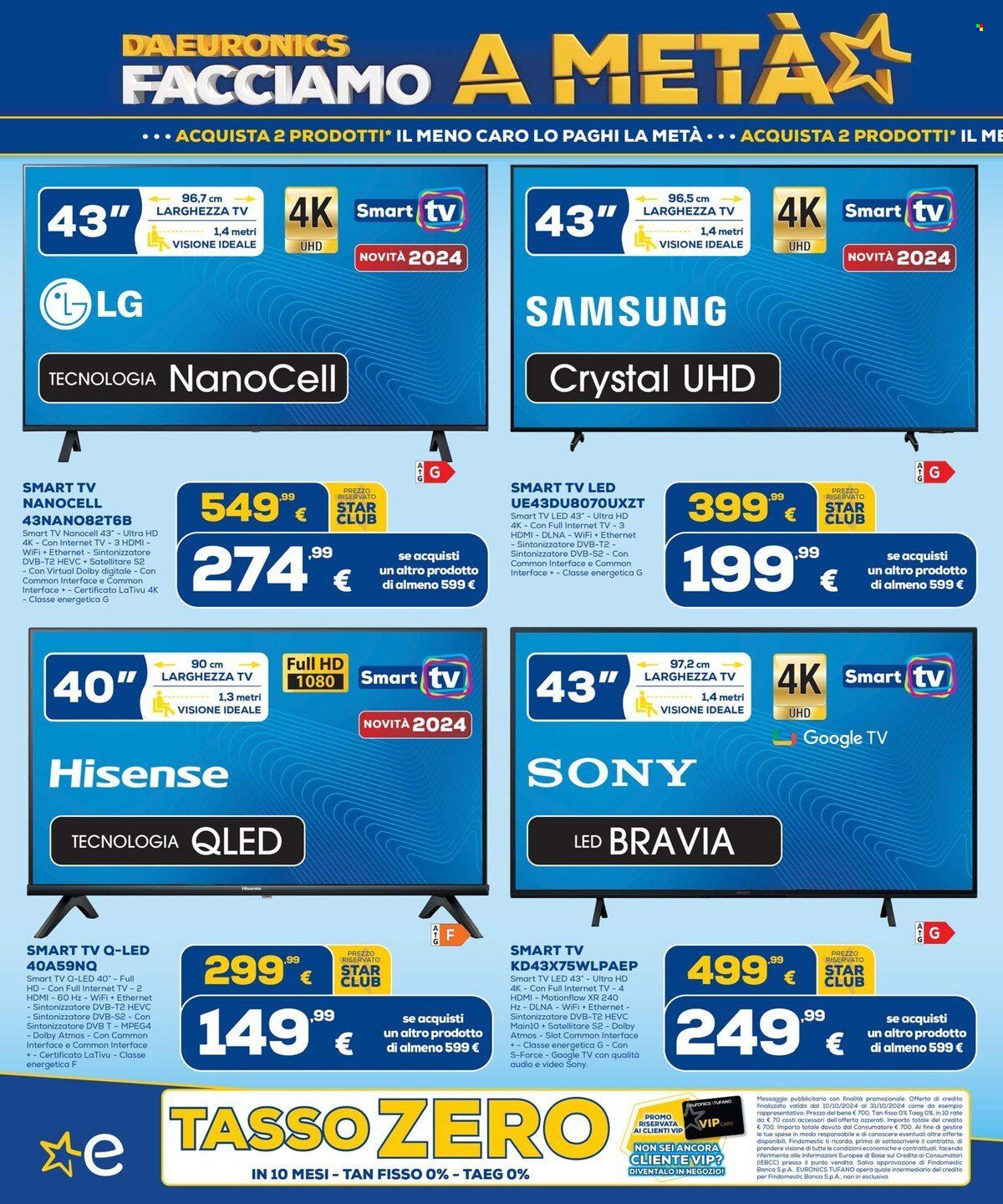 Volantino Euronics - 10/10/2024 - 31/10/2024. Pagina 4