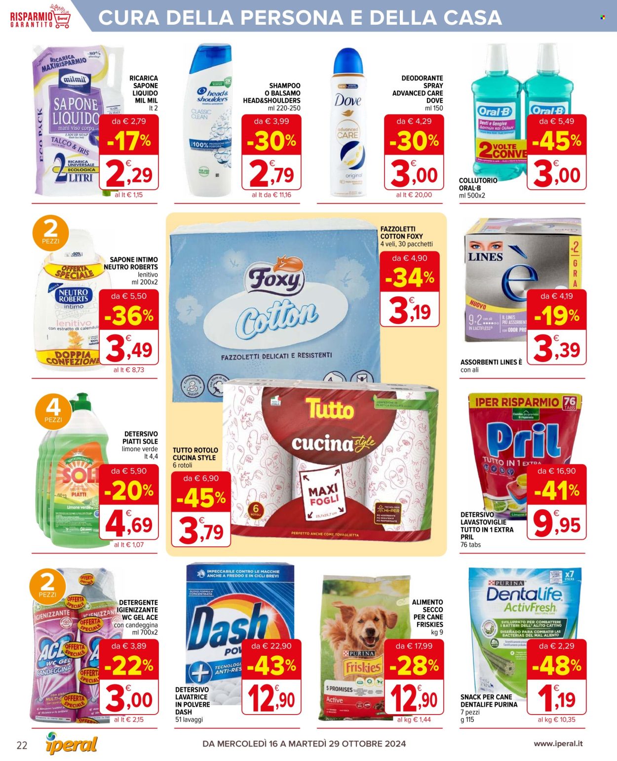 Volantino Iperal - 16/10/2024 - 25/10/2024. Pagina 22