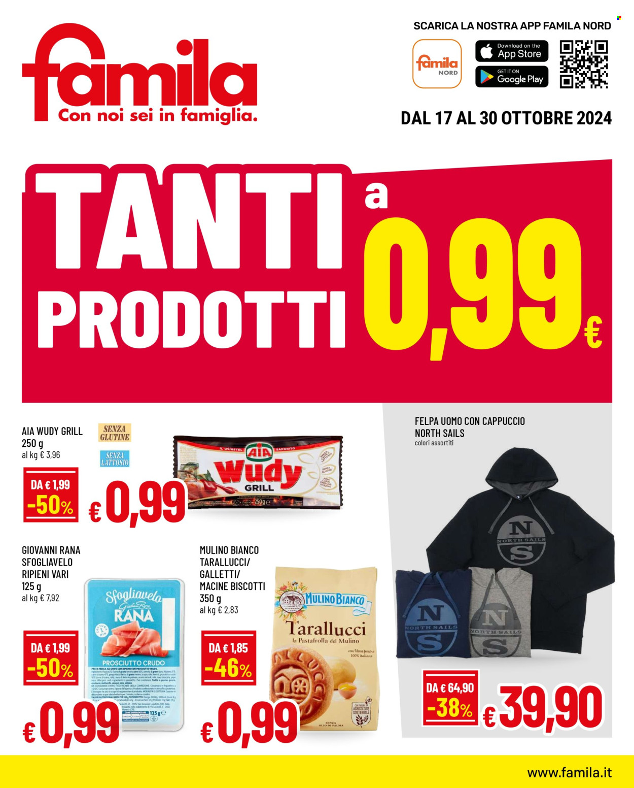 Volantino Famila - 17/10/2024 - 30/10/2024. Pagina 1
