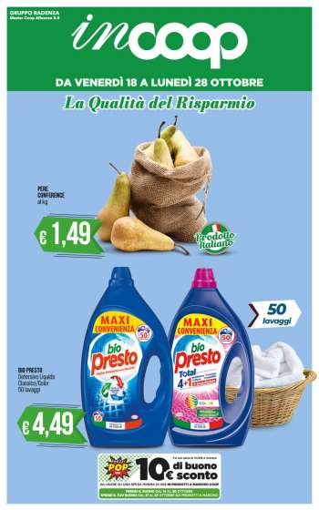 Volantino Coop - 18/10/2024 - 28/10/2024.