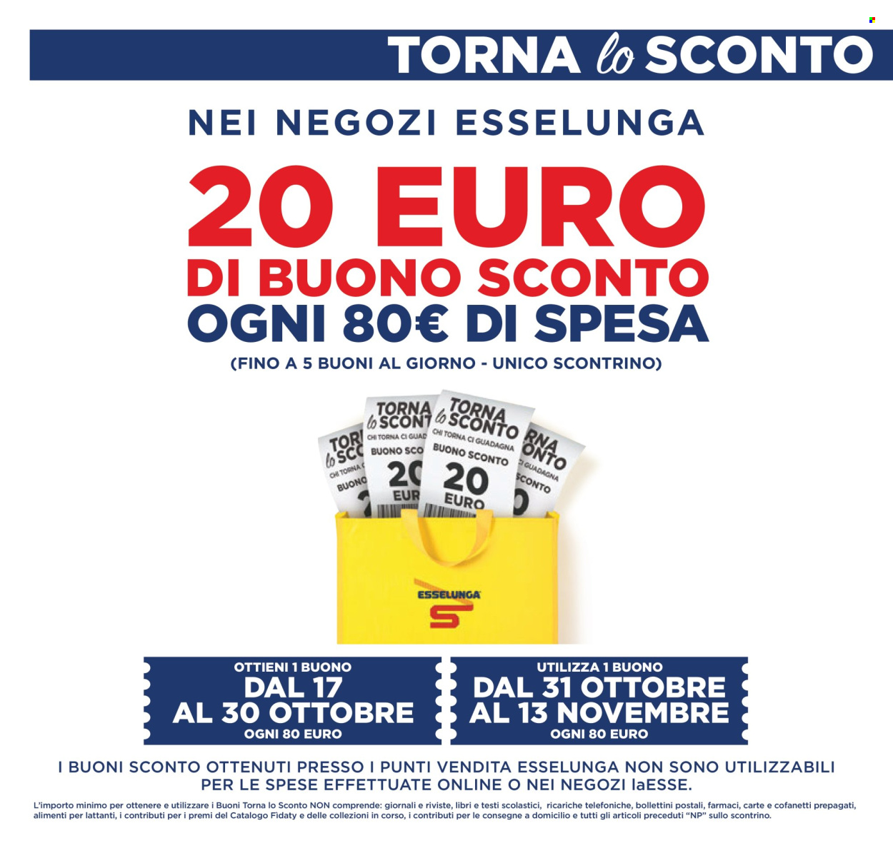Volantino Esselunga - 17/10/2024 - 26/10/2024. Pagina 2