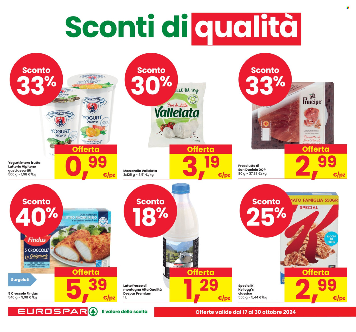 Volantino Eurospar - 17/10/2024 - 30/10/2024. Pagina 2