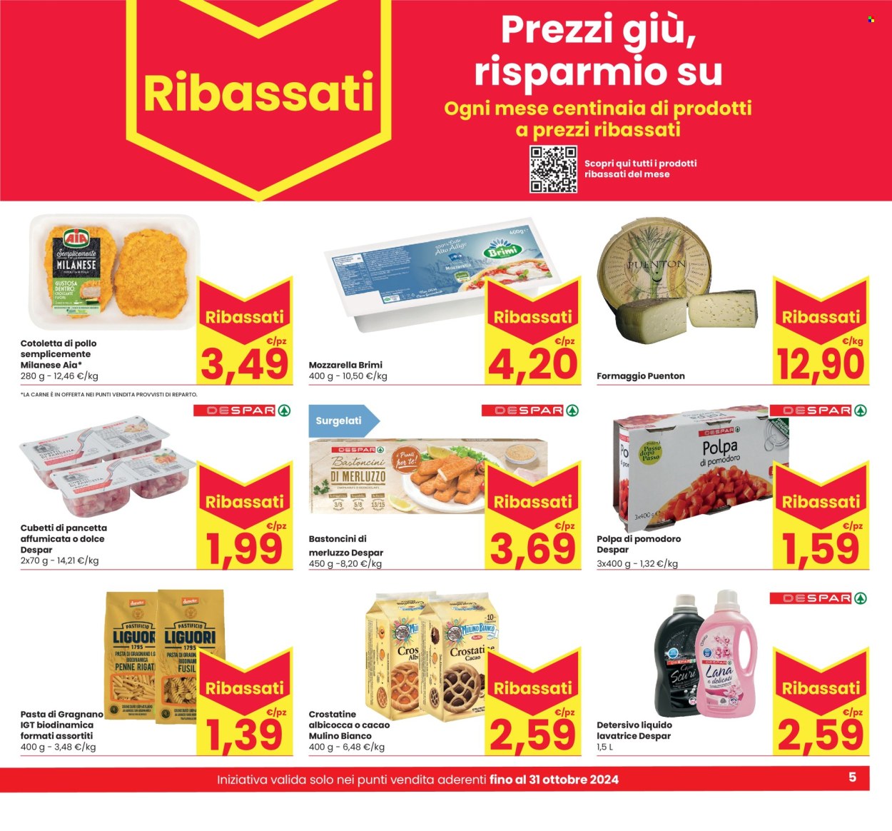 Volantino Eurospar - 17/10/2024 - 30/10/2024. Pagina 5