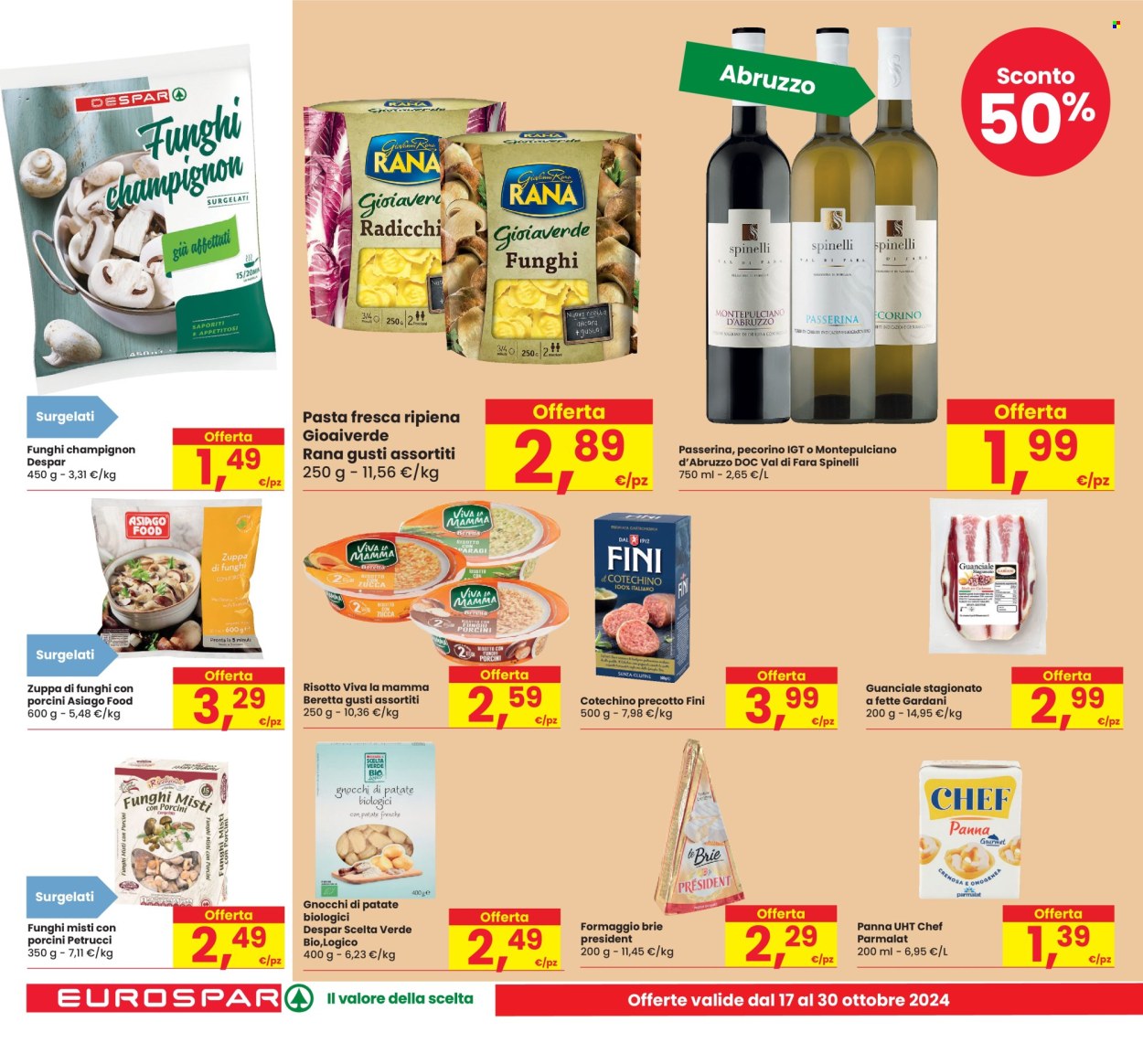 Volantino Eurospar - 17/10/2024 - 30/10/2024. Pagina 12