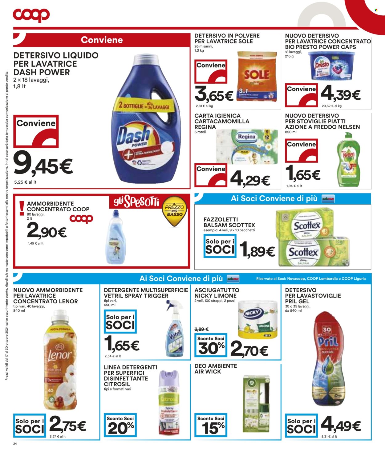 Leták Coop - 17.10.2024 - 30.10.2024. Strana 24