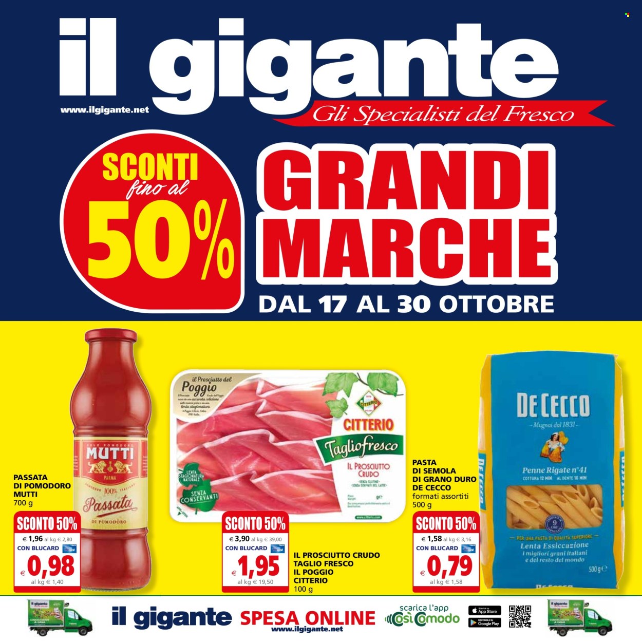 Volantino Il Gigante - 17/10/2024 - 30/10/2024. Pagina 1