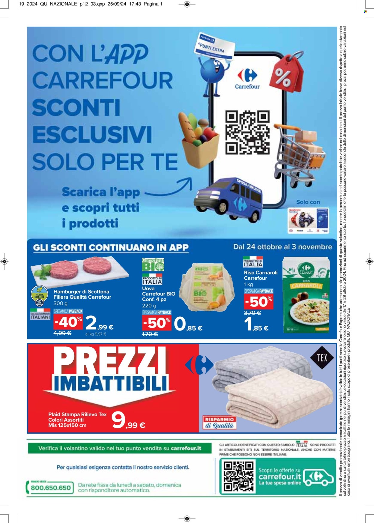 Volantino Carrefour - 17/10/2024 - 29/10/2024. Pagina 14