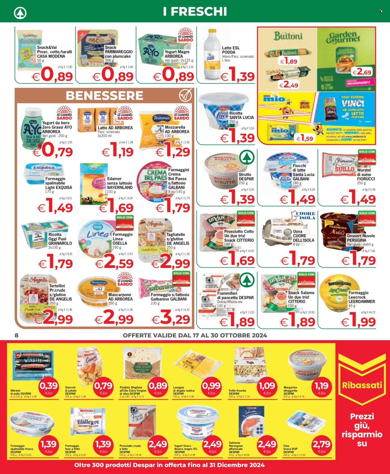 Volantino Eurospar - 17/10/2024 - 30/10/2024. Pagina 8