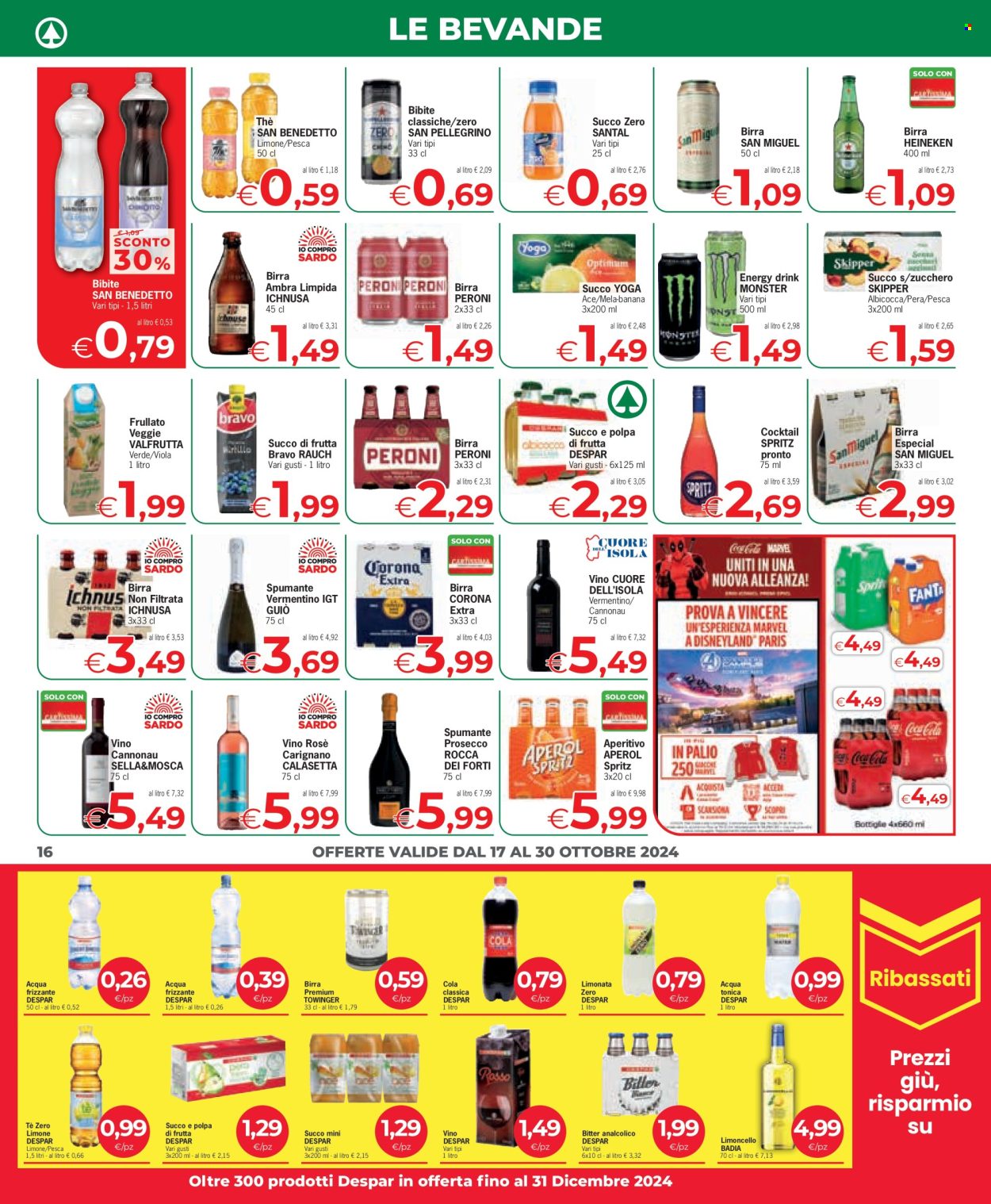 Volantino Eurospar - 17/10/2024 - 30/10/2024. Pagina 16