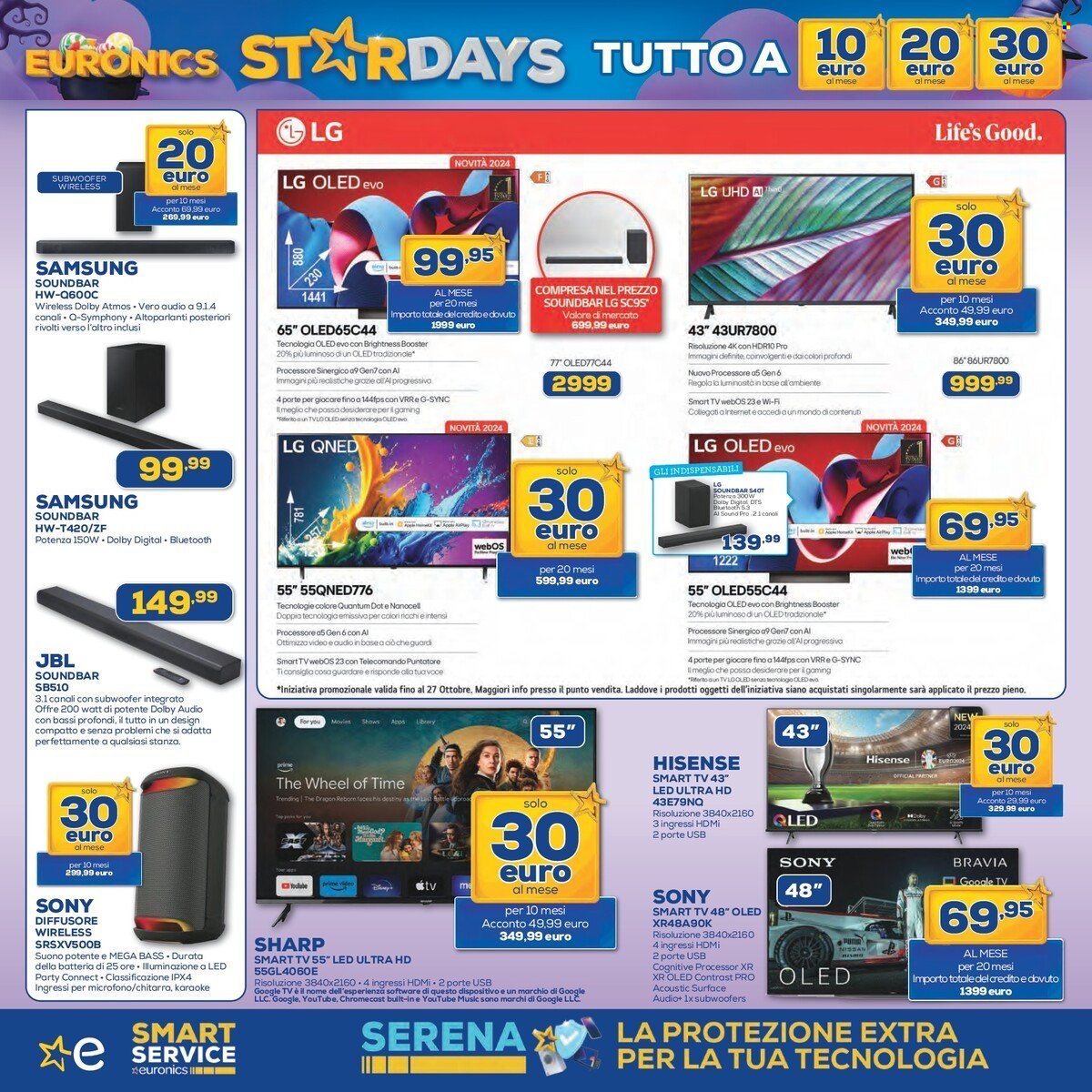 Volantino Euronics - 17/10/2024 - 31/10/2024. Pagina 2